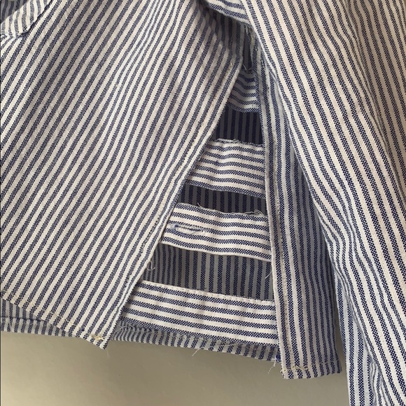 Reworked striped button up - Picture 2 of 3